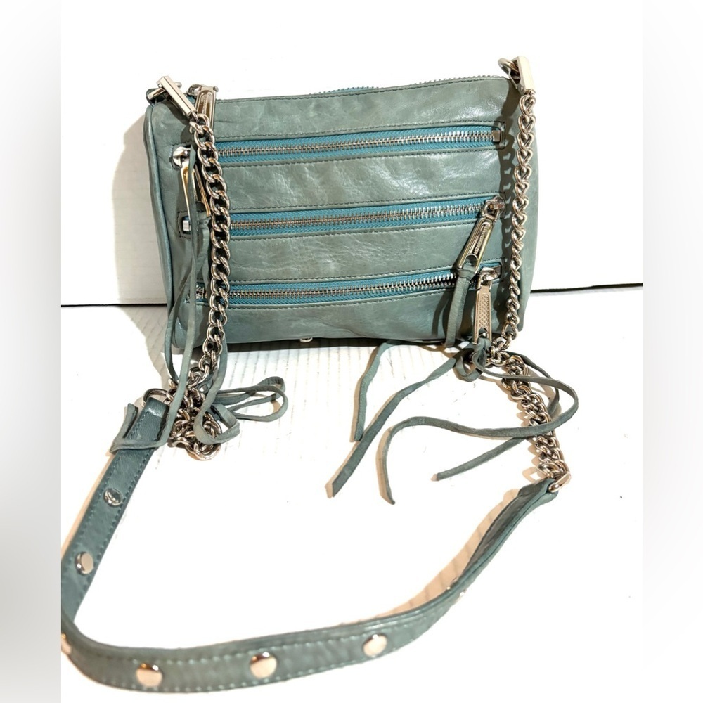 Rebecca Minkoff Blue Leather Crossbody Bag